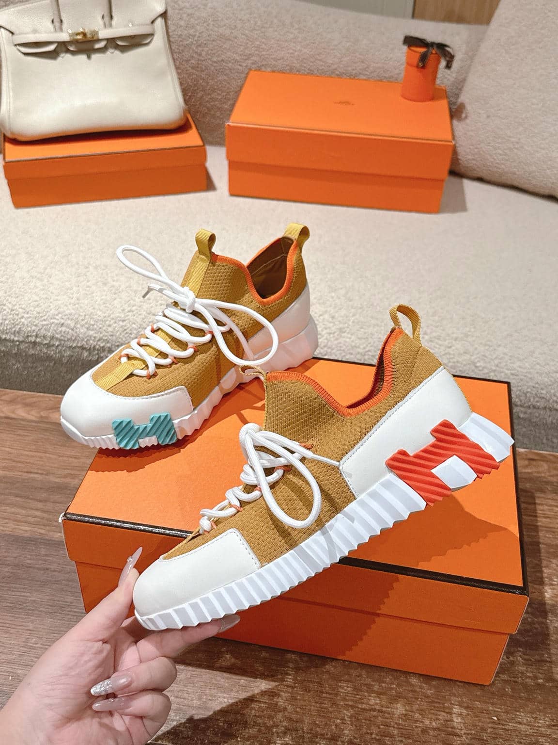 Hermes Sneaker  knitted-5
